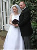 Wedding day outside